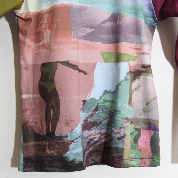 Seea Doheny Rashguard Ryde Long Sleeve Swim Surf Shirt UPF Colorblock Sz Medium - Picture 5 of 10